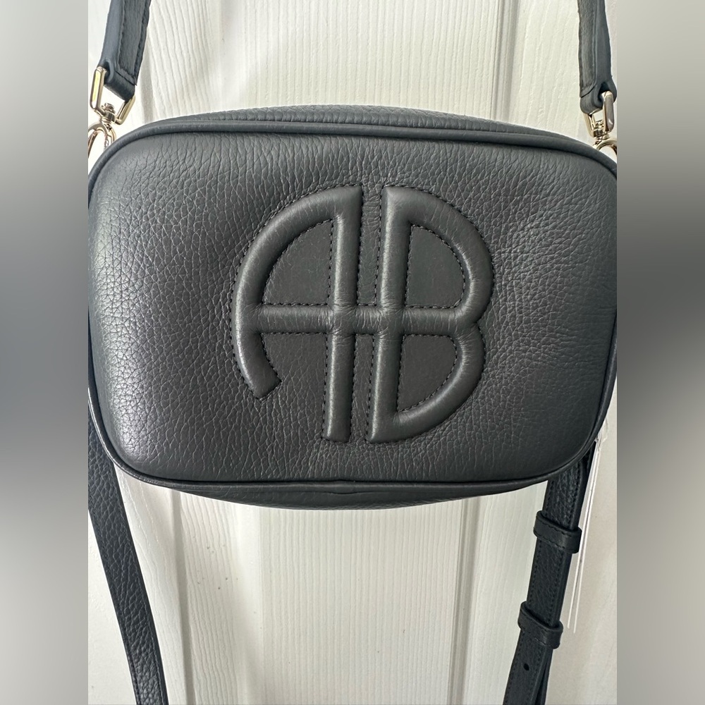 NWT Anine Bing Lili Bag in Grey Pebbled. - Picture 8 of 11